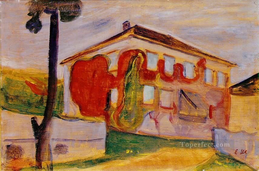 red creeper 1900 Edvard Munch Oil Paintings
